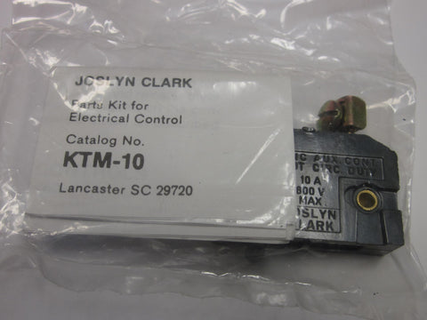 KTM-10 Joslyn Clark Controls Auxiliary contact (1 N.O.) for starter/contactor