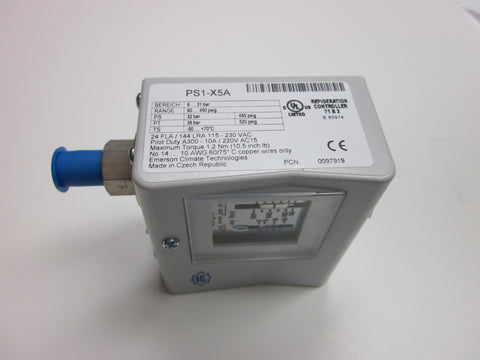 PS1-X5A - Pressure Switch 90-450 psi